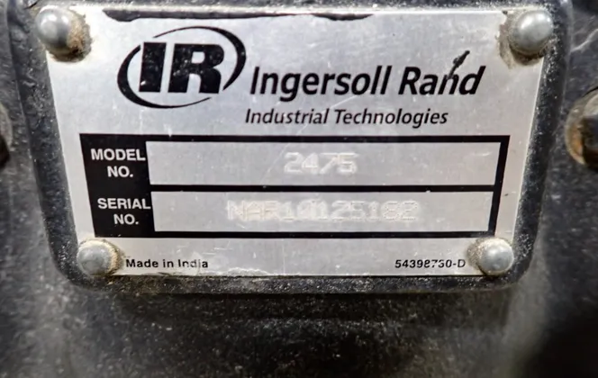 33.6 cfm, 175 psig, Ingersoll-Rand #2-2475E5-P, Air Compressor, 120 gallon Tank, 3 & 5 HP, 1465/1750 RPM - Image 6