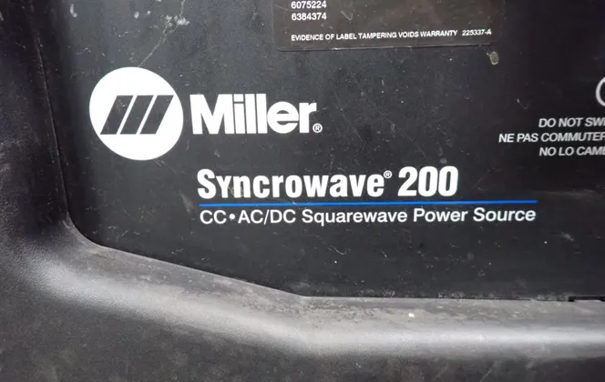 Miller #Syncrowave-200, Welder Unit, 200 Amps, 18 V AC/DC, 230 VAC - Image 5