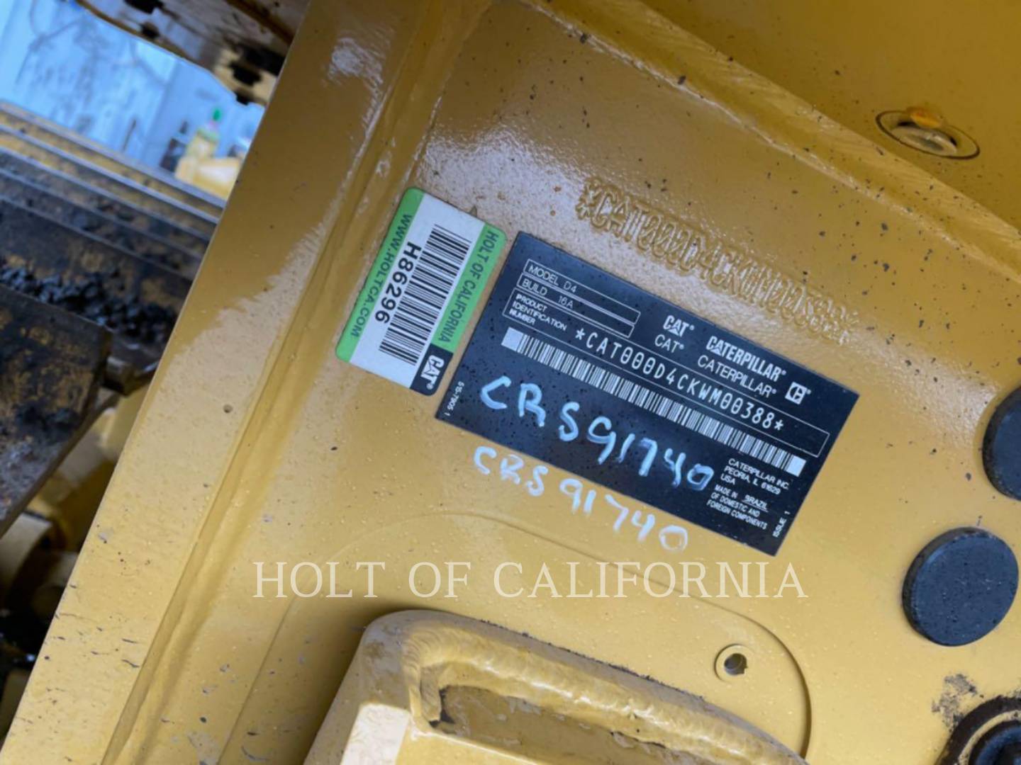 Caterpillar D4, 1778 hours, S/N: KWM00388, 2022 - Image 6