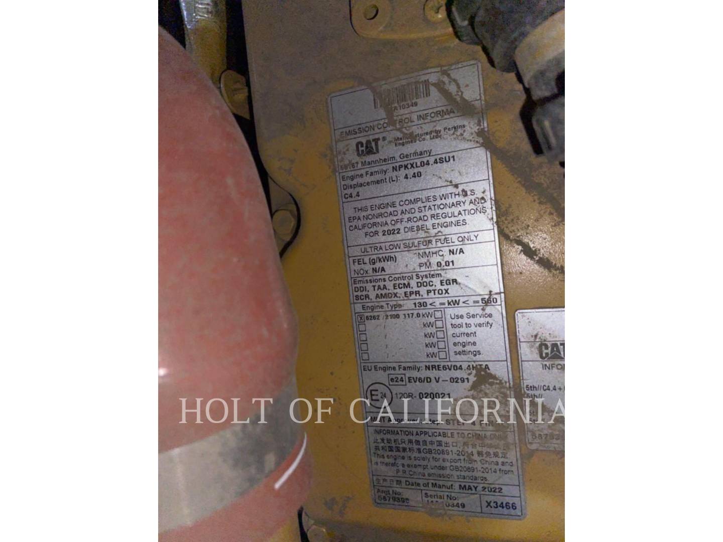 Caterpillar D4, 1778 hours, S/N: KWM00388, 2022 - Image 7