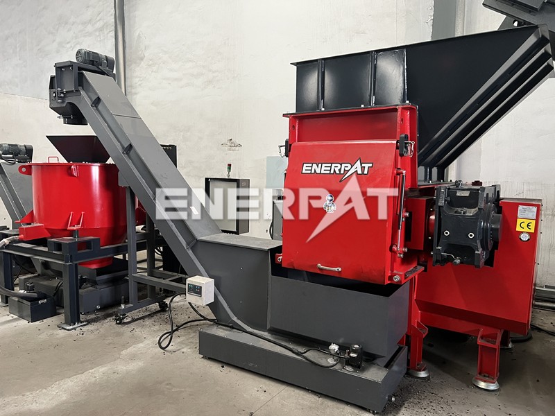 Enerpat #ED-600, 24" metal chip wringer / c, 7.5 HP, 97% Oil Removal - Image 8