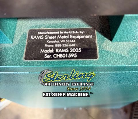 20 gauge Rams, sheet metal equipment, 2005 - Image 2