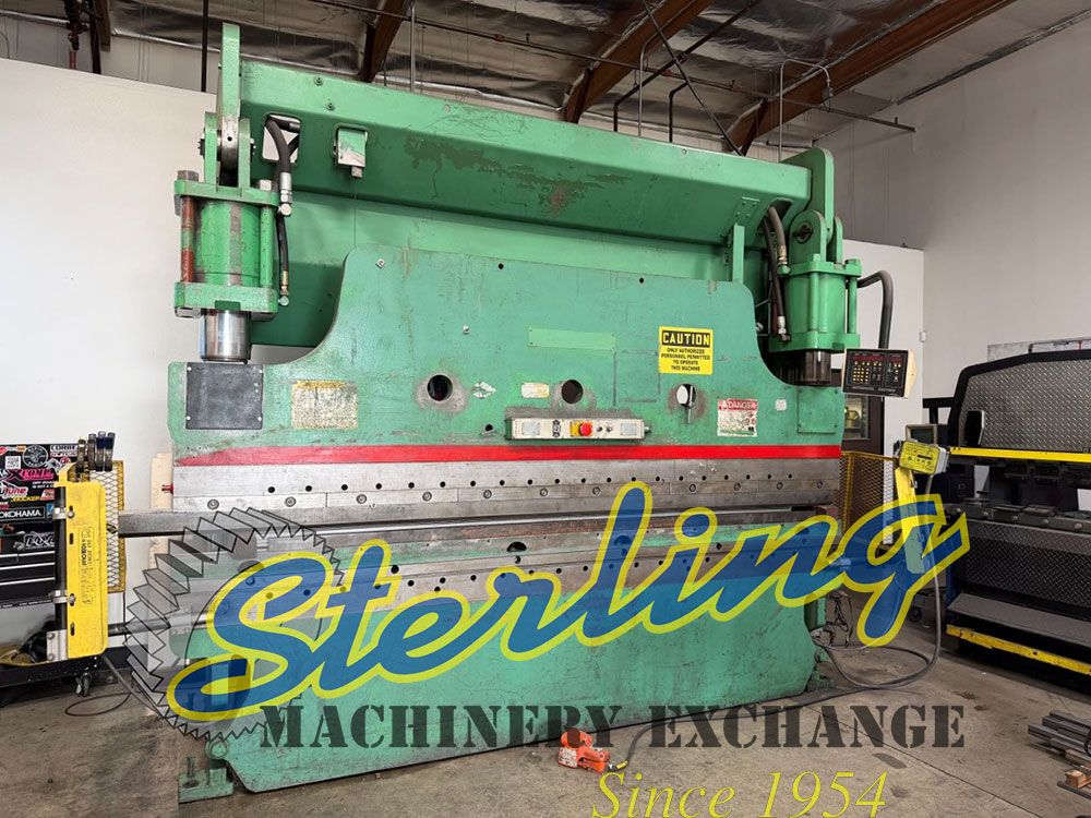 230 Ton, Cincinnati #230CB10, CNC hydraulic press brake, 12' overall, 10" stroke, 8" throat, 17" open - Image 1