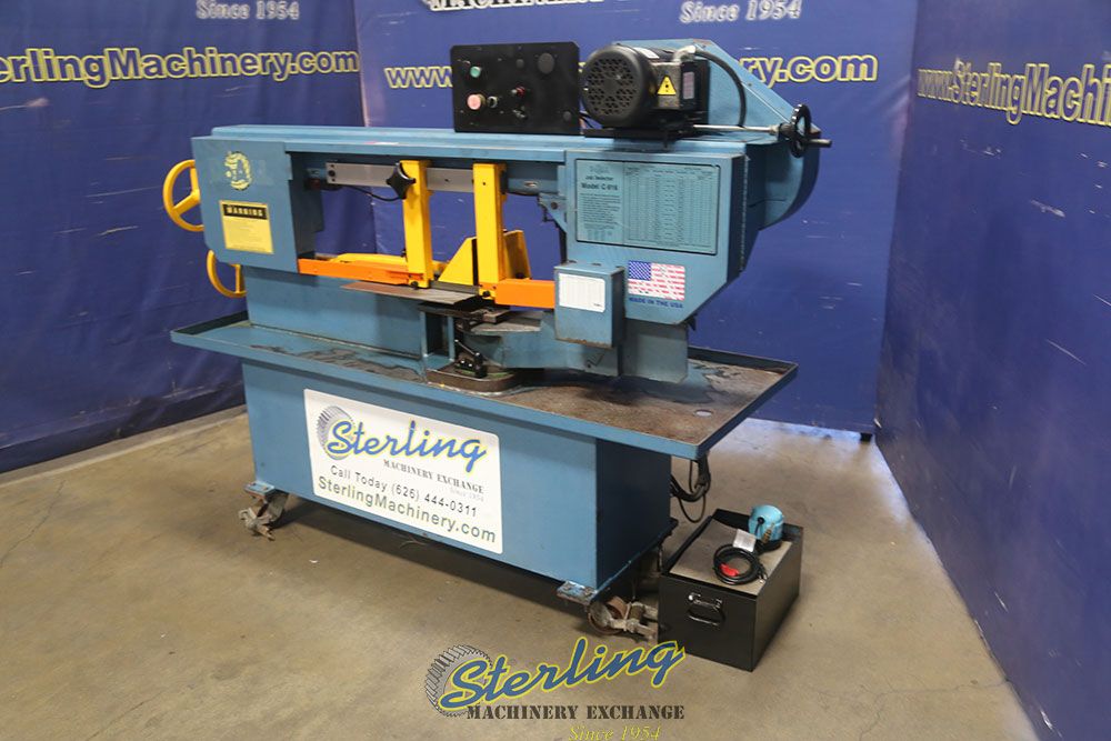 9" x 16" DoAll #C-916, horizontal bandsaw, 1" x 0.035" x 158" blade, 105-275 FPM, 14" wheel, 2 HP, manual - Image 4