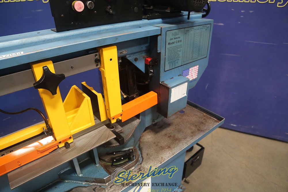 9" x 16" DoAll #C-916, horizontal bandsaw, 1" x 0.035" x 158" blade, 105-275 FPM, 14" wheel, 2 HP, manual - Image 5