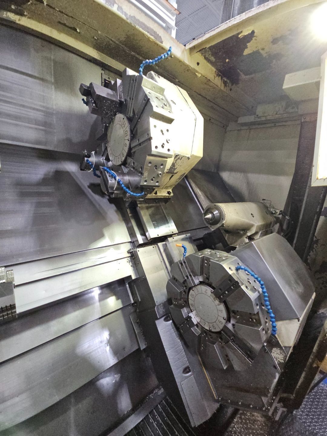 Okuma #LU-35-2SC/850, CNC universal lathe, 29.1" swing, 18" chuck, 3-jaw, 3" bar, 33.4" centers, 21.65" dia. - Image 1