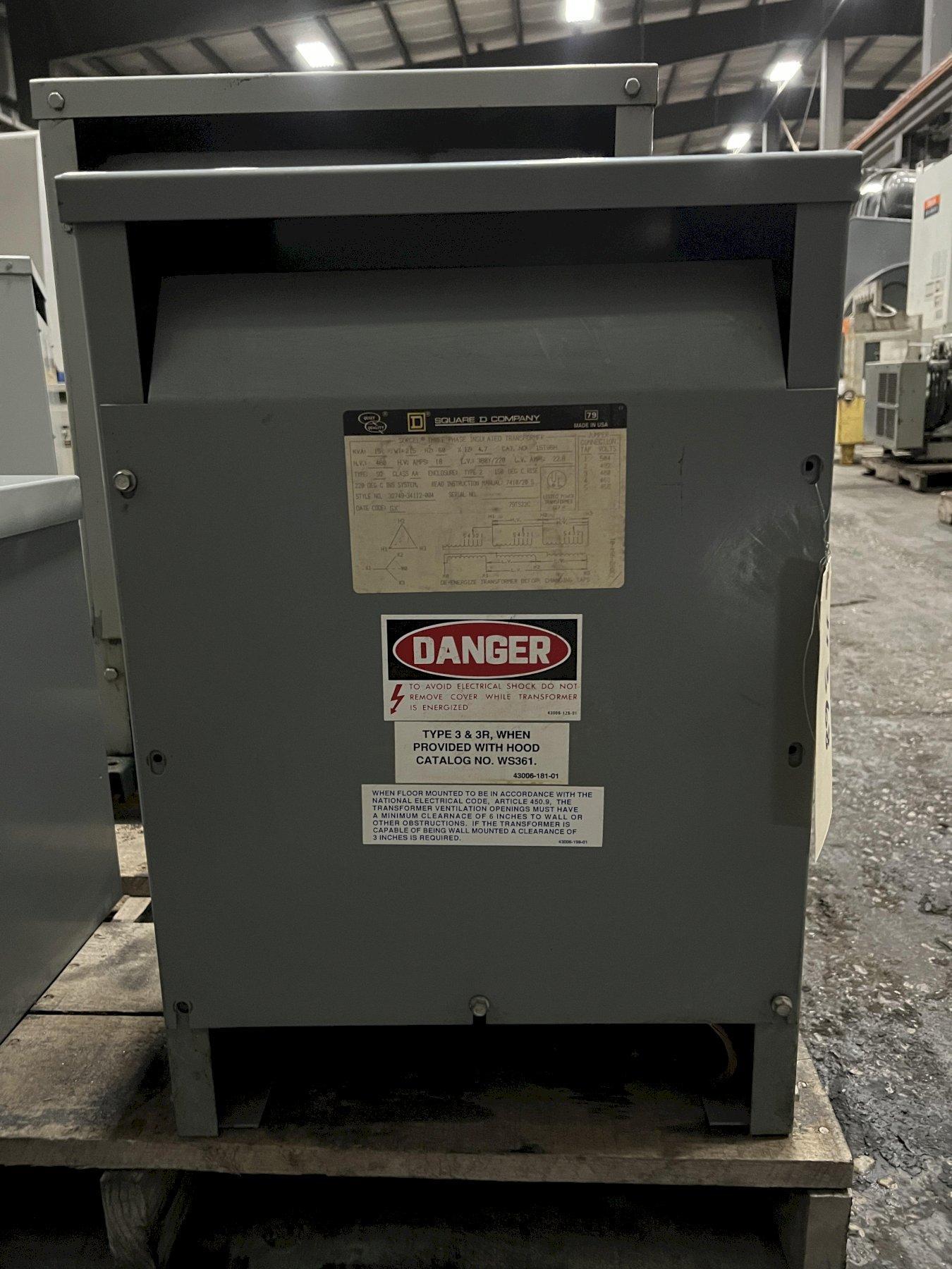 15 KVA 480 Primary, 380Y/220 Secondary, Sorgel, 3-phase insulated transformer - Image 1