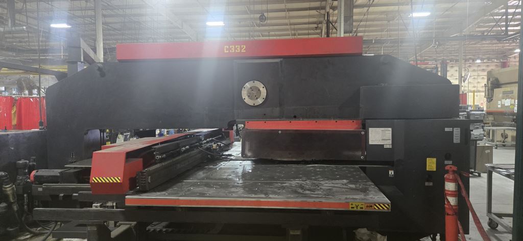 55 Ton, Amada #Vipros-568, CNC turret punch, 62 station, 60" x 157.5" sheet, Amadan 04PC, ball transfer - Image 3