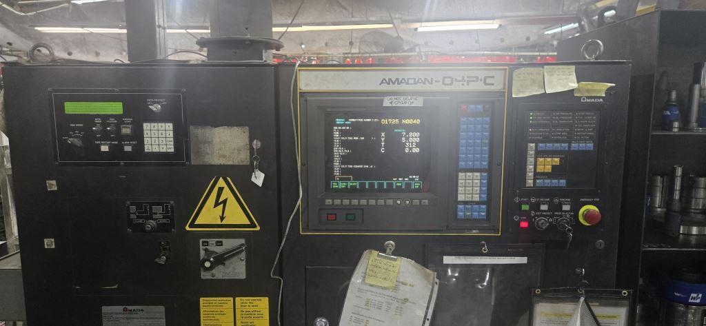 55 Ton, Amada #Vipros-568, CNC turret punch, 62 station, 60" x 157.5" sheet, Amadan 04PC, ball transfer - Image 4