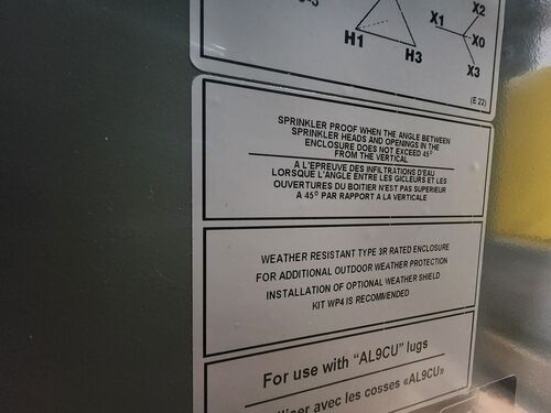 4 KVA 480 Delta Primary, 208Y/120 Secondary, Rex Power Magnetics #BC4H-M, transformer, 2022 - Image 2