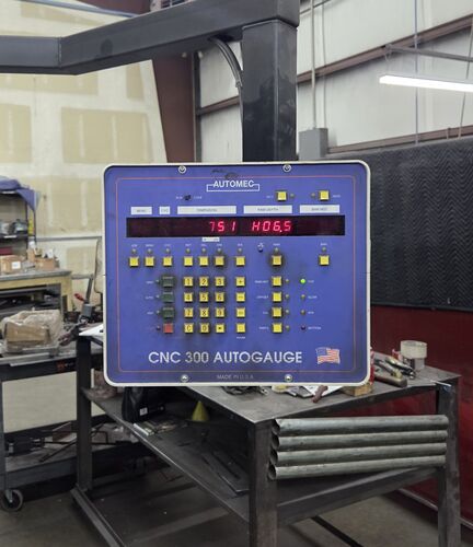 325 Ton, Standard Industrial #AB325-12, CNC hydraulic press brake, 12' overall, 120" between housing, 8" - Image 10