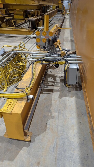.25 Ton, (4 x 0.25 Ton), Kone, 48' Span, 15' lift, pendant, VFD bridge, 200' L freestanding structure, 2022 - Image 6