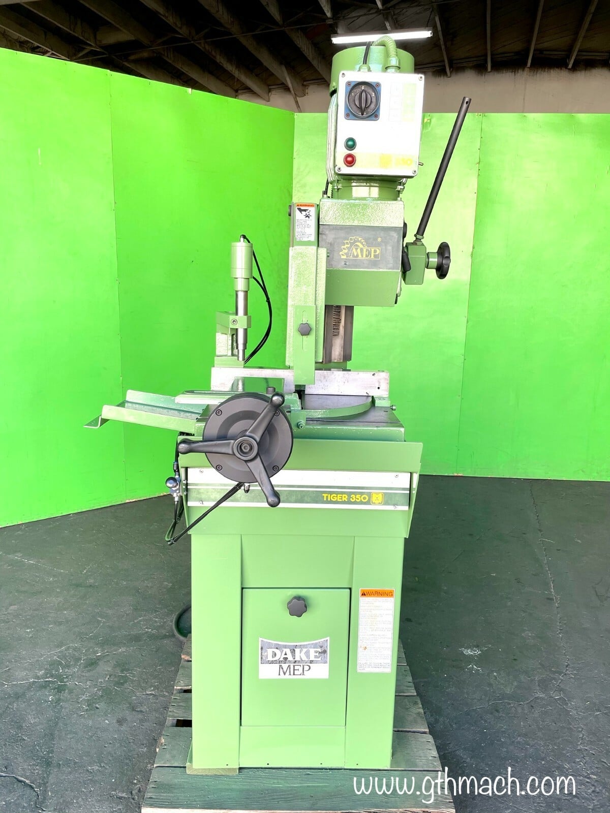 4-3/4" Dake #Tiger-350, Circular Cold Saw, 14" blade, 90 RPM, 3.25 HP - Image 1