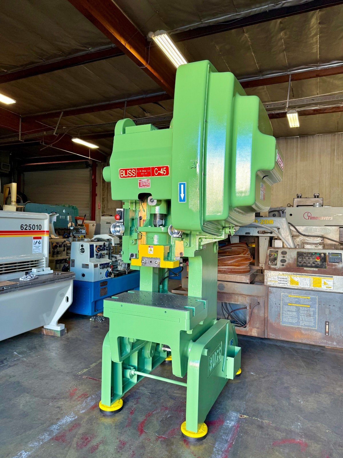 45 Ton, Bliss #C-45, Punch Press, air cooled, 3" stroke, 3" adj., 12-1/4" Shut Height, 100 SPM - Image 4