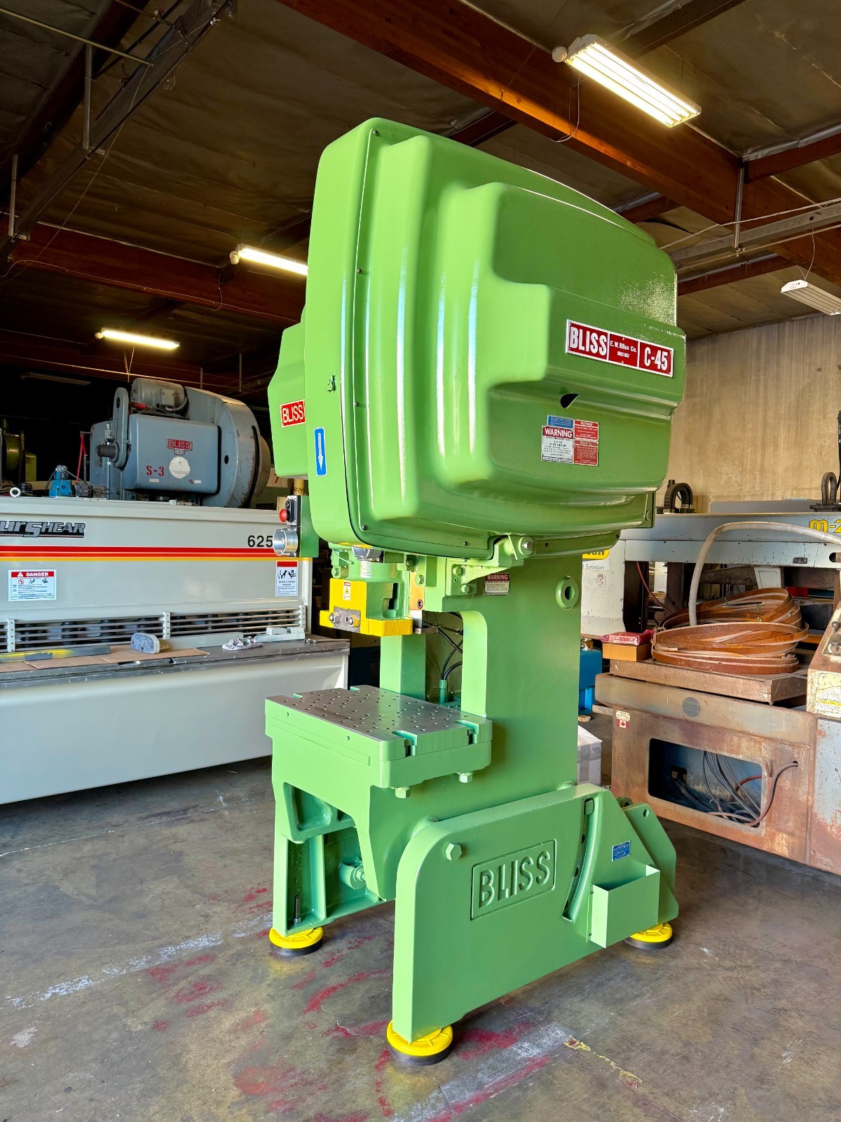 45 Ton, Bliss #C-45, Punch Press, air cooled, 3" stroke, 3" adj., 12-1/4" Shut Height, 100 SPM - Image 5