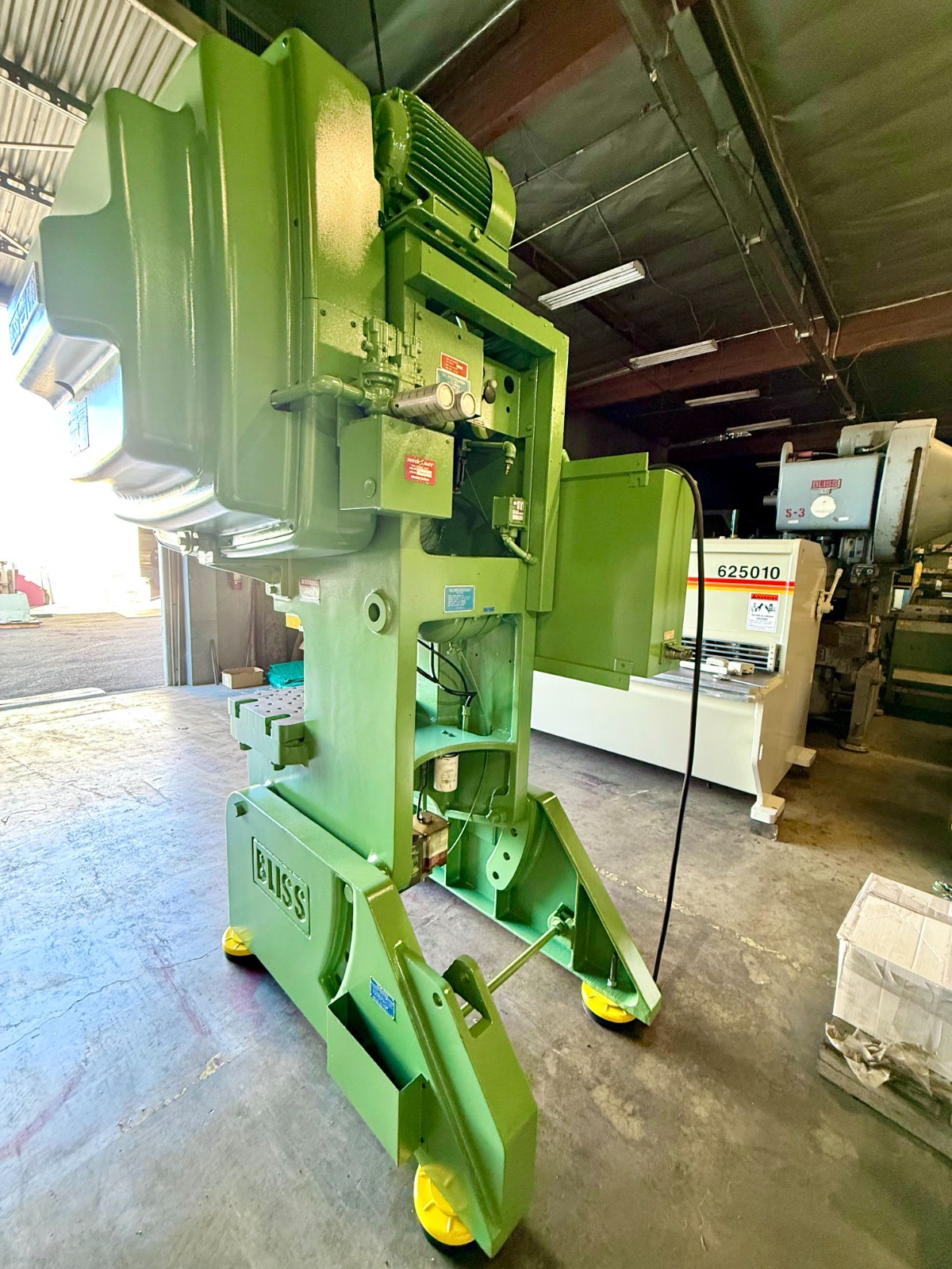 45 Ton, Bliss #C-45, Punch Press, air cooled, 3" stroke, 3" adj., 12-1/4" Shut Height, 100 SPM - Image 8