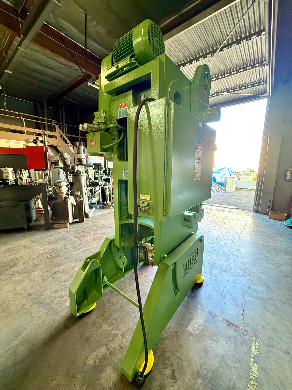 45 Ton, Bliss #C-45, Punch Press, air cooled, 3" stroke, 3" adj., 12-1/4" Shut Height, 100 SPM - Image 9