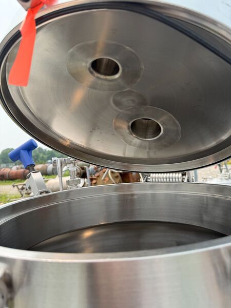 50 gallon Feldmeier, Stainless Steel Jacketed Vertical Pressure Tank, 75 psi @ 200&deg;F, 2021 - Image 8