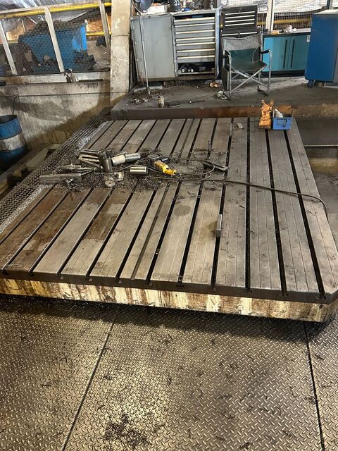 5.1" Alesa Monti #MMC-TG35, 4-Axis CNC floor type horizontal boring mill, 492" X, 138" Y, 50 HP, 2000 RPM - Image 3