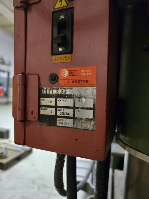 2' -4" Kao Ming #KMR-700S, radial arm drill, 700 mm. arm travel, 1992 - Image 2