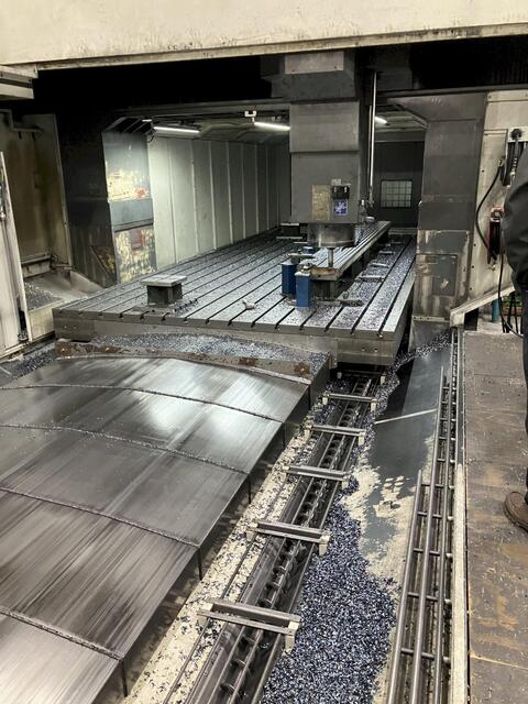 YCM #DCV-6030-BF, CNC vertical bridge machining center, 2013 - Image 2