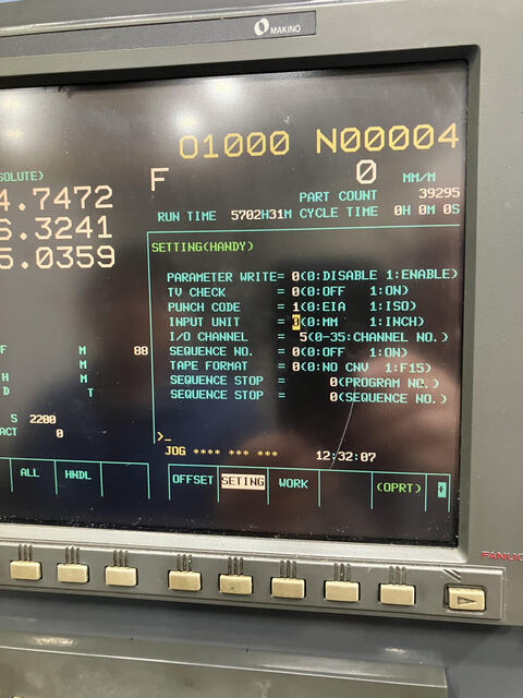 Makino #V56, high speed CNC vertical machining center, 2007 - Image 8