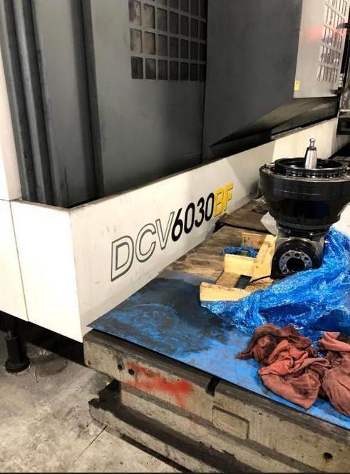 YCM #DCV-6030, CNC vertical bridge machining center, 2013 - Image 3