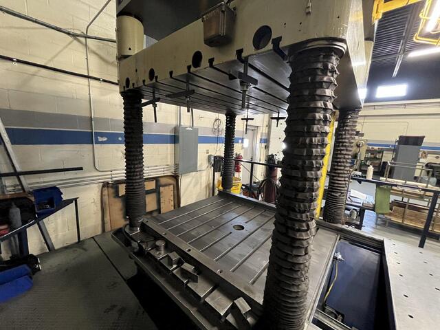 100 Ton Cincinnati Inc #Electroshape, die spotting press, 36" stroke, 2000 - Image 3