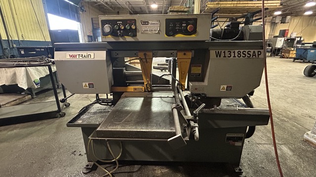 Way Train #W1318SSAV, semi-automatic horizontal band saw, 2020 - Image 2