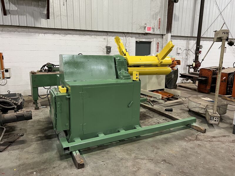 16000 lb. Rowe #16040-DS/J, motorized coil reel, 40" width, 47" mandrel, 19"-24.5" ID, 60" outside - Image 2