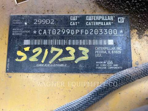 Caterpillar 299D2, 4003 hours, S/N: FD203300, 2018 - Image 6