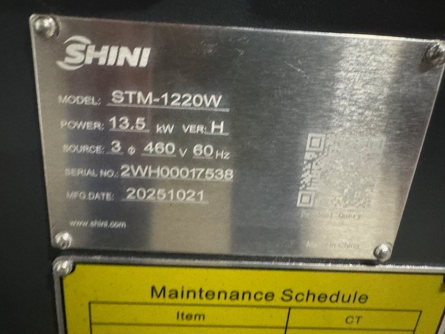 12 KW Shini #STM-1220W, temperature controller, 2.5 HP, 460 V., 250&deg;F, 25 GPM @ 30 psi, new, 2026 - Image 4