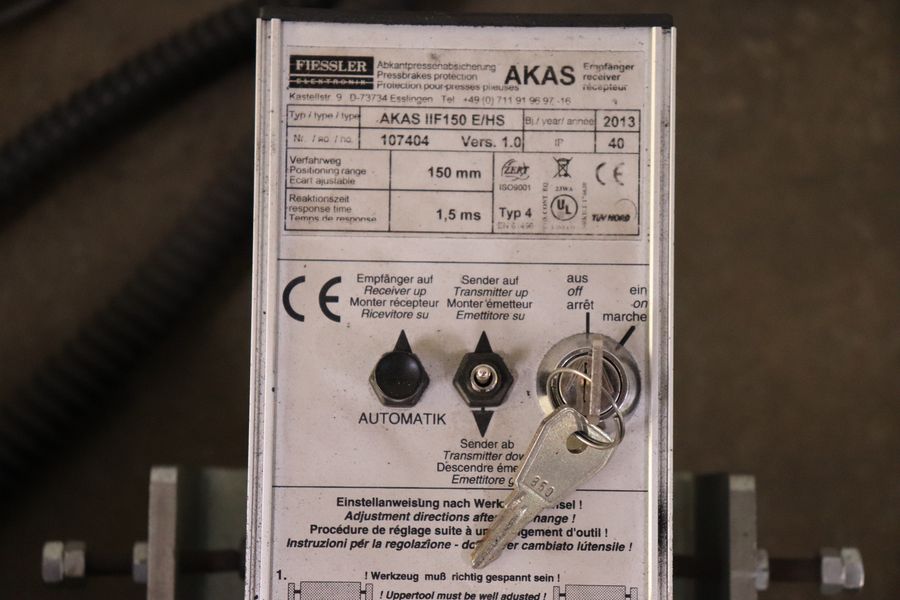 Fiessler Elektronik #AKAS-IIF150E/HS, press brake laser safety system, 2013 - Image 5