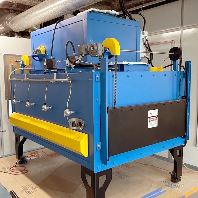 48" width x 72" D x 10" H Targa Thermal Solutions, high temp electric batch oven, 850°F, 120 V., 1-phase - Image 1