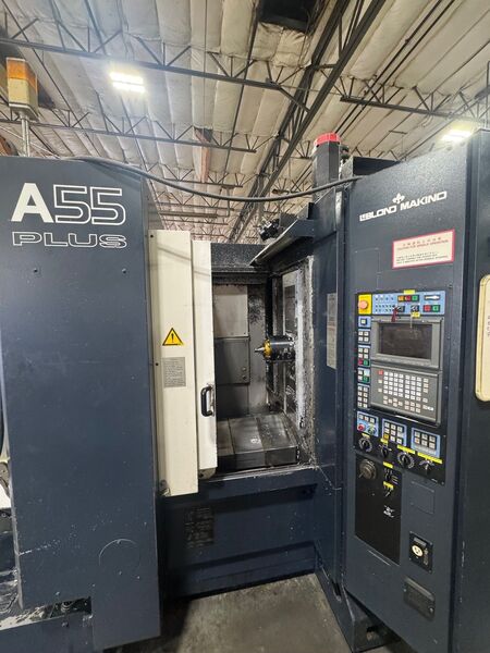LeBlond Makino #A55-Plus, CNC horizontal machining center, 22" X, 22" Y, 22" Z, 12000 RPM, 60 automatic tool - Image 2
