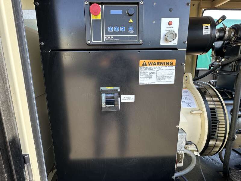 80 KW Kohler #80REOZJE, diesel generator set, 120/240 Volts, 1-phase, 312 hours, 133 HP @ 1800 RPM, John - Image 8