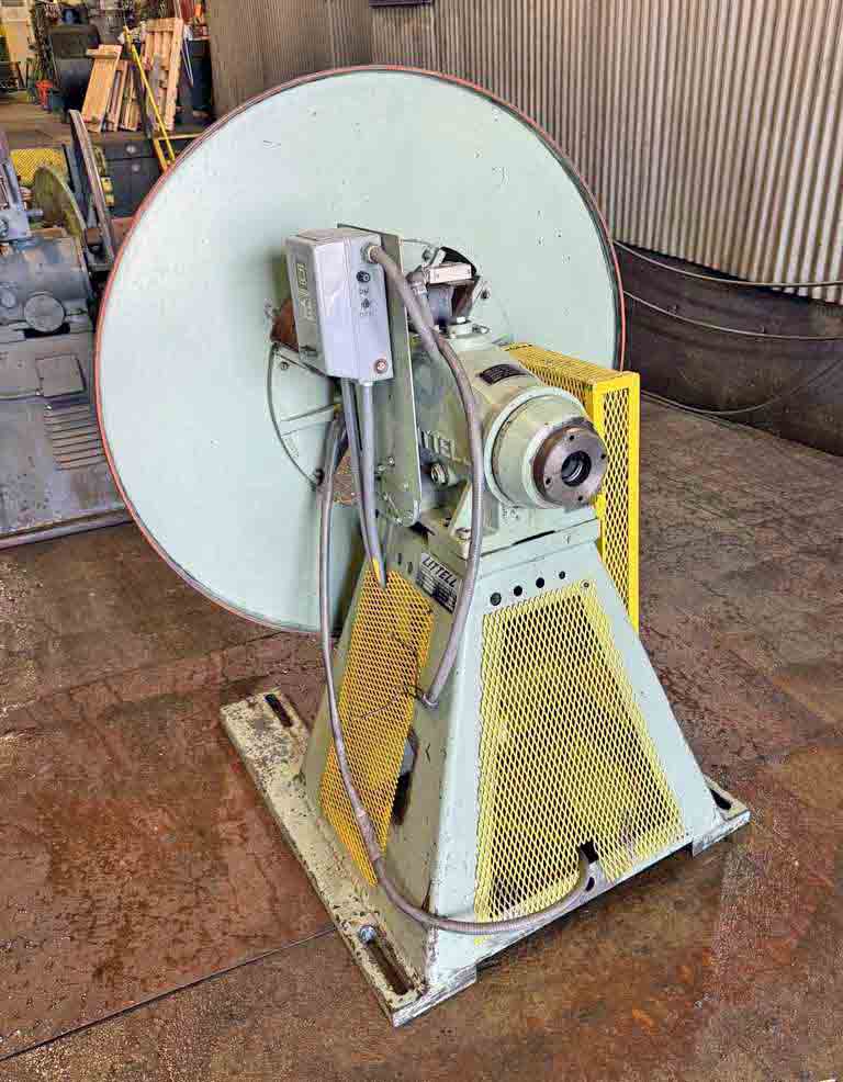 4000 lb. Littell #40-12, uncoiler, 12" width, 48" outside dimensions, 15"-20" ID, manual expansion - Image 2