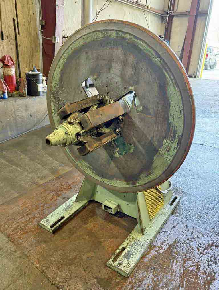 4000 lb. Littell #40-12, uncoiler, 12" width, 48" outside dimensions, 15"-20" ID, manual expansion - Image 3
