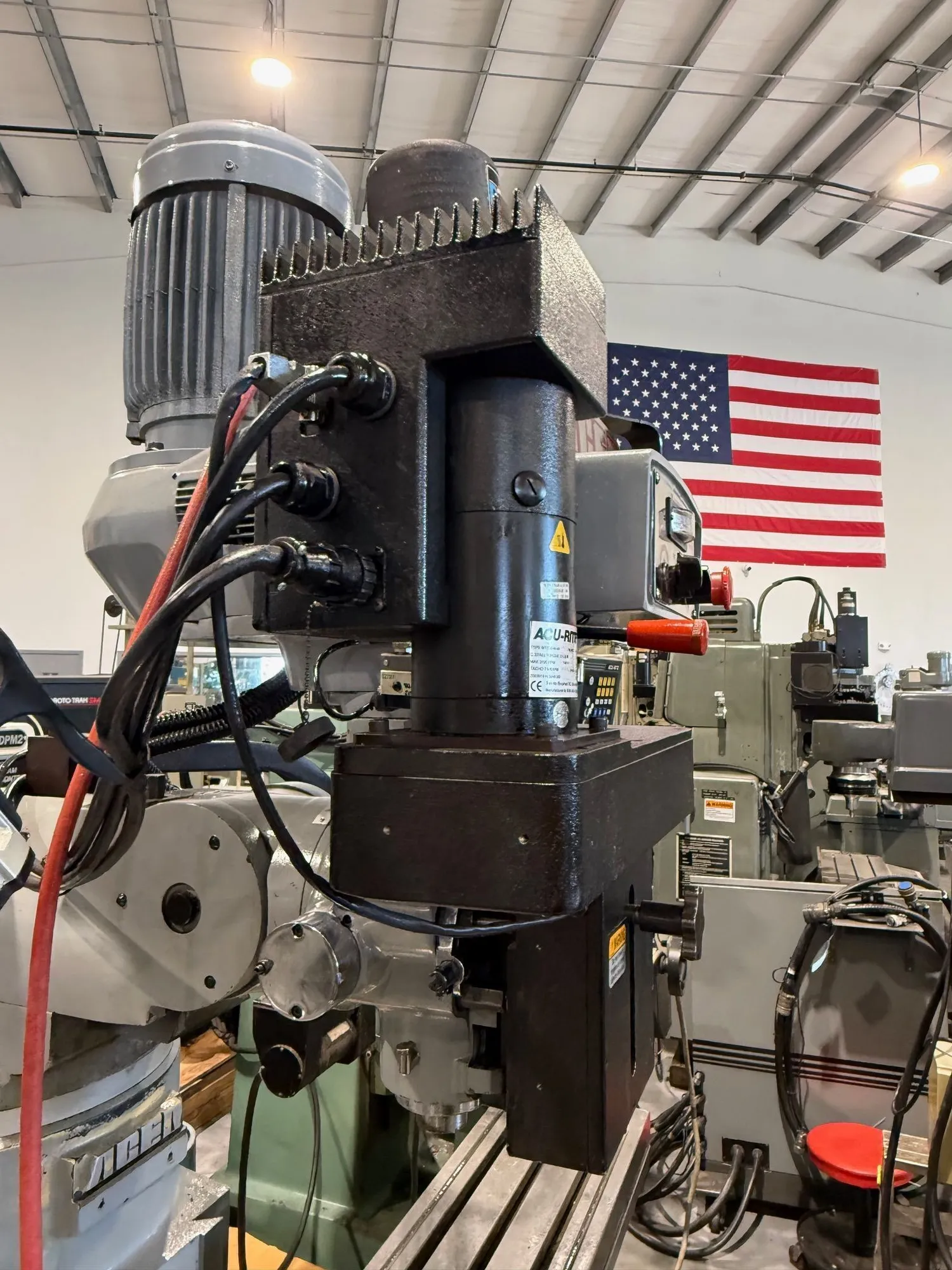 Acer #EVS-3VSII, CNC vertical mill, 9" x49" tbl., 3 HP, 31" X, 12" Y, 16" Z, 60-4200 RPM, R-8, 3-Axis - Image 7