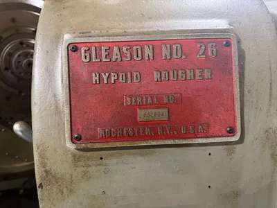 Gleason #26, Spiral Bevel Hypoid Generator w/ 2 Roughers, 33" diameter, 10:1 ratio, 1.5 DP, modified roll, (3 - Image 6