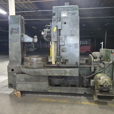 Gould & Eberhardt #48HWD, Vertical Gear Hobber, 48" diameter, 23" vertical travel, 8" max. hob diameter, 32" - Image 2