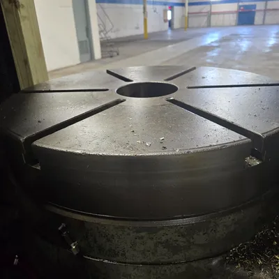 Gould & Eberhardt #48HWD, Vertical Gear Hobber, 48" diameter, 23" vertical travel, 8" max. hob diameter, 32" - Image 3