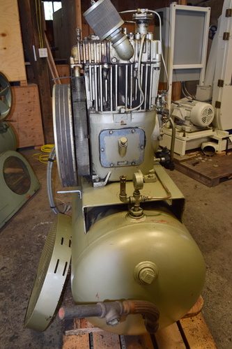 Quincy #340, Reciprocating Type Air Compressor, horizontal receiver tank-mounted, 10 HP, 208-220/440 Volt, 3PH - Image 10