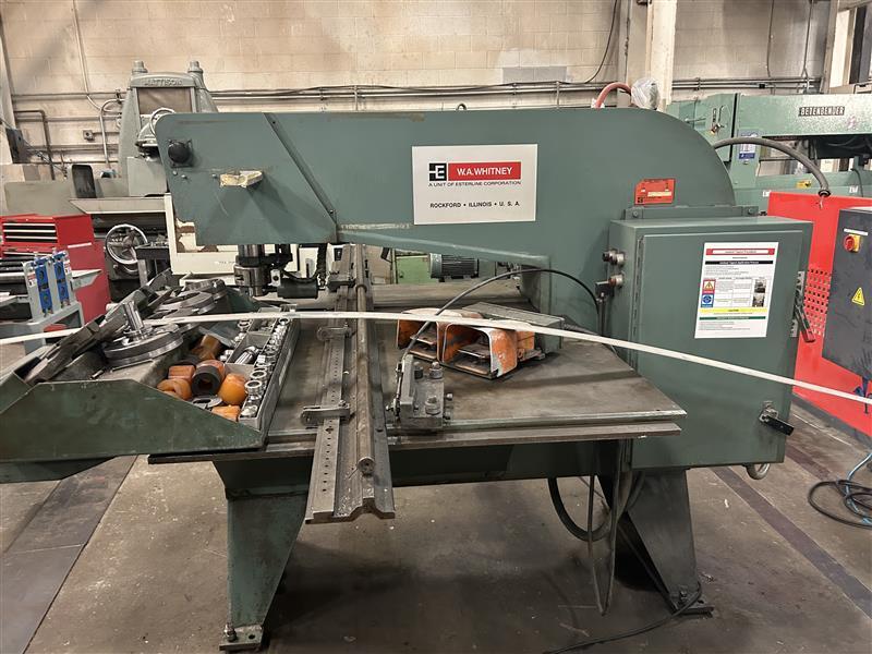 15 Ton, Whitney #615, duplicating punch, 36" throat, 120 SPM, 1/4"-2" adj., 3/4" diameter x 1/4" thick punch - Image 4