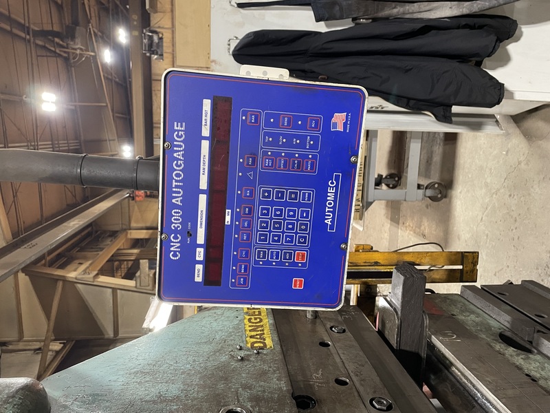440 Ton, Cincinnati, Press Brake, 16' overall, 4' pit, automatic Back Gauge - Image 10