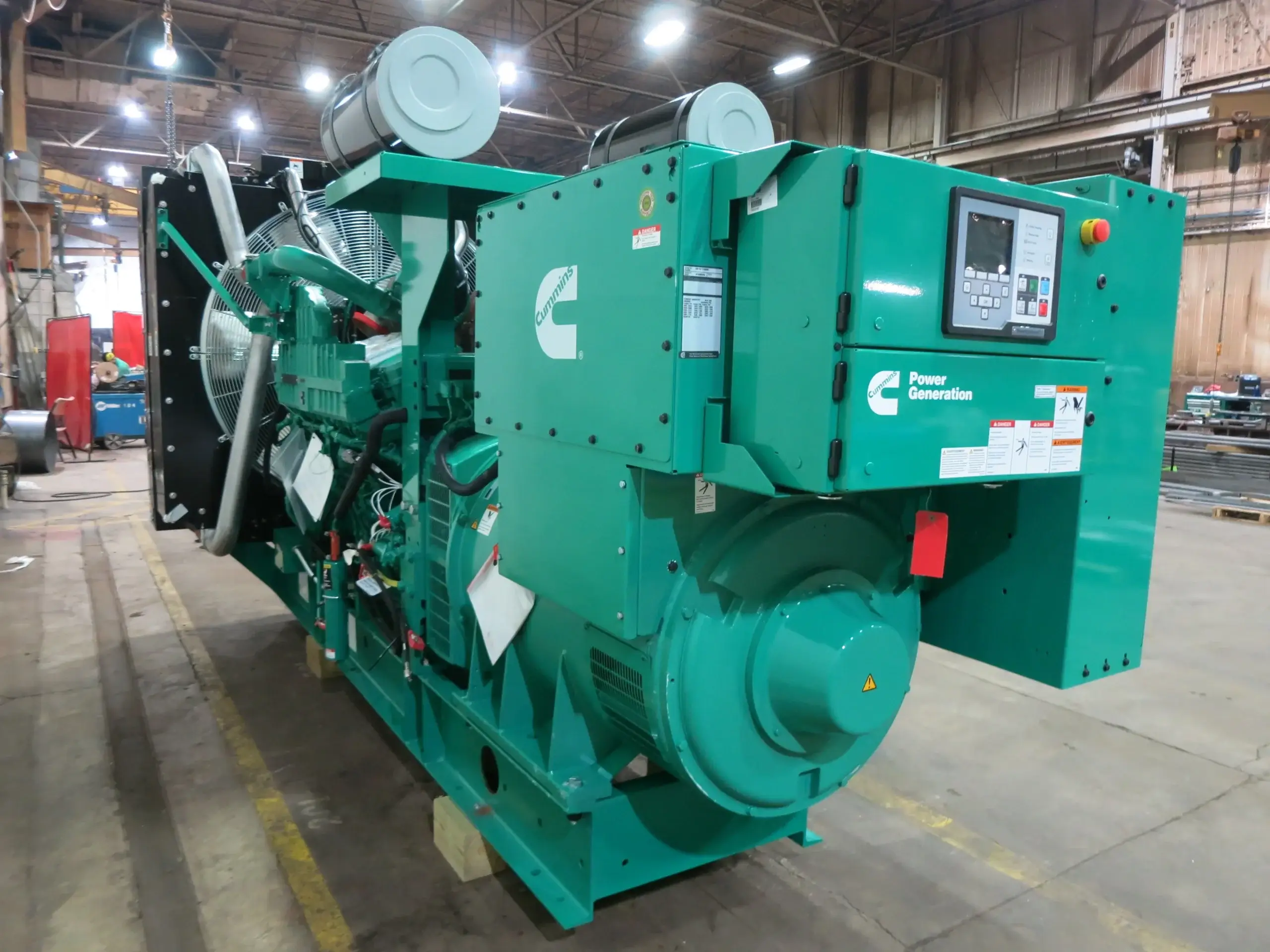 1000 kW Cummins #DQFAD, diesel generator set, QST30-G5 NR2 engine, 1490 HP at 1800 RPM, EPA Tier 2,  PMG - Image 3