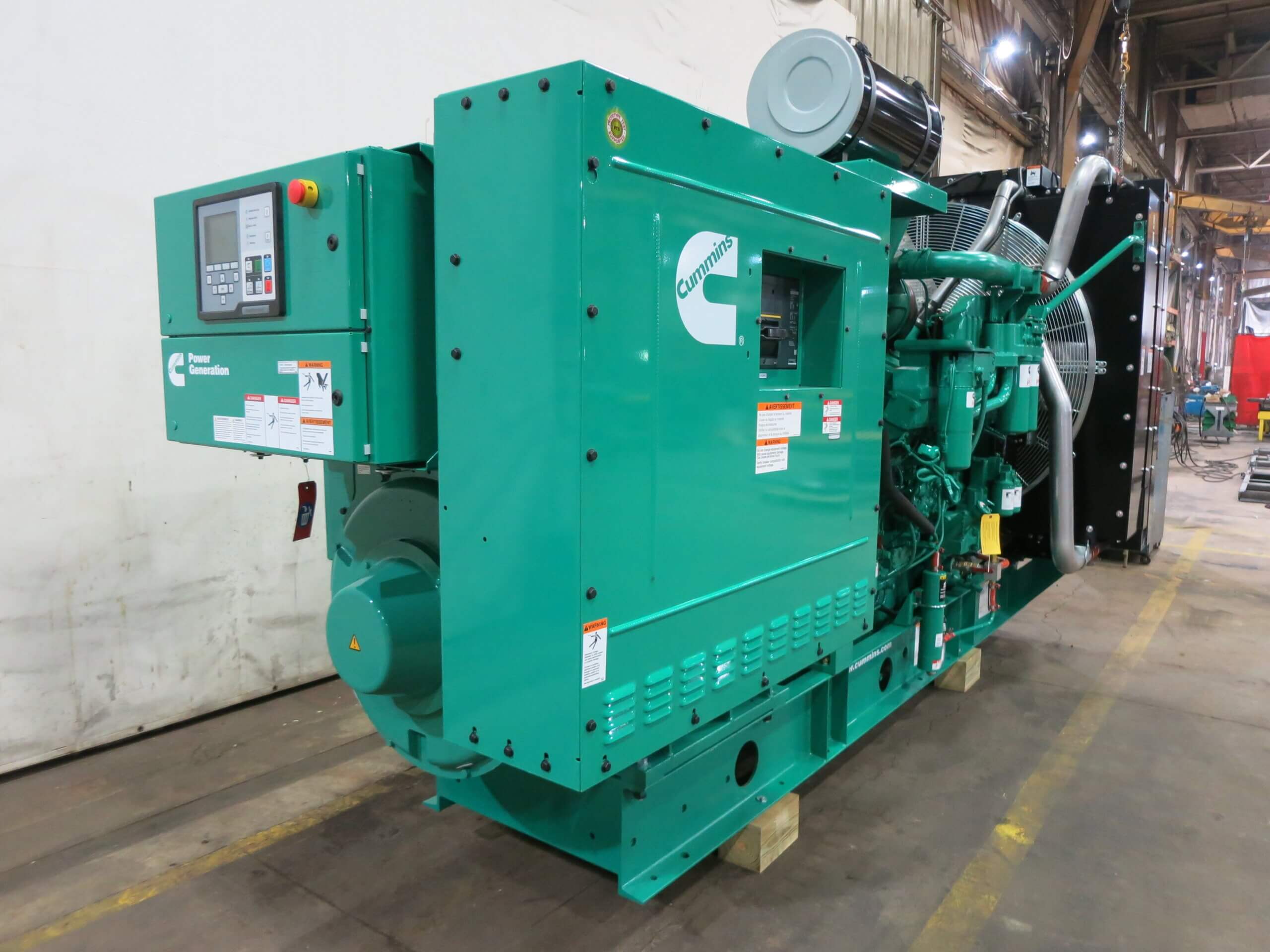 1000 kW Cummins #DQFAD, diesel generator set, QST30-G5 NR2 engine, 1490 HP at 1800 RPM, EPA Tier 2,  PMG - Image 6