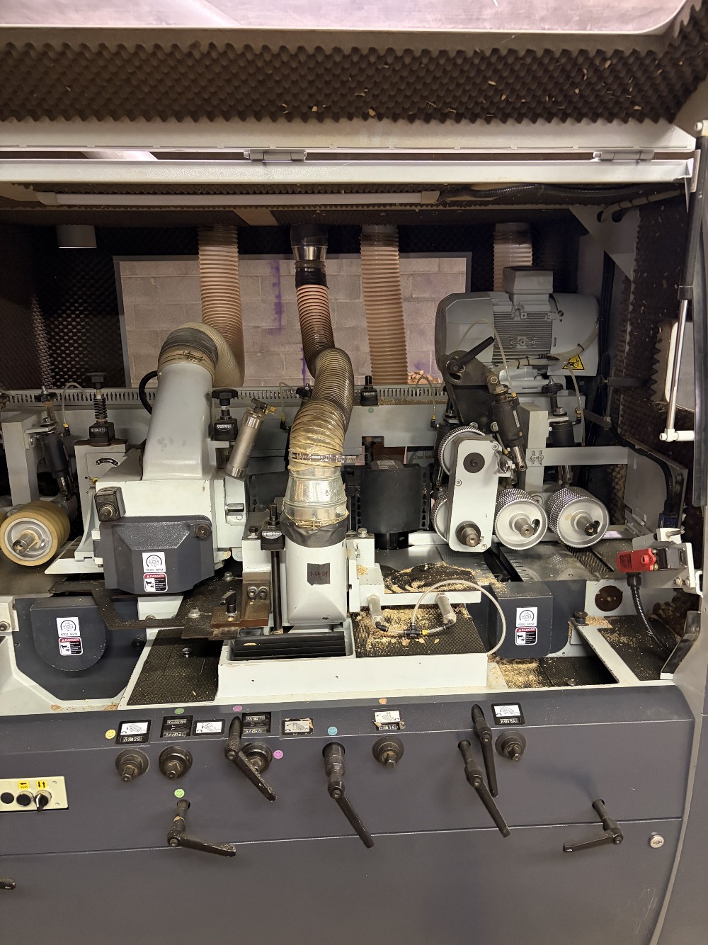 Leadermac #518S, starter millwork package, 5 head moulder, 2021, Diehl SL 60 Ripsaw, Smaller Ripsaw, and Dust - Image 2