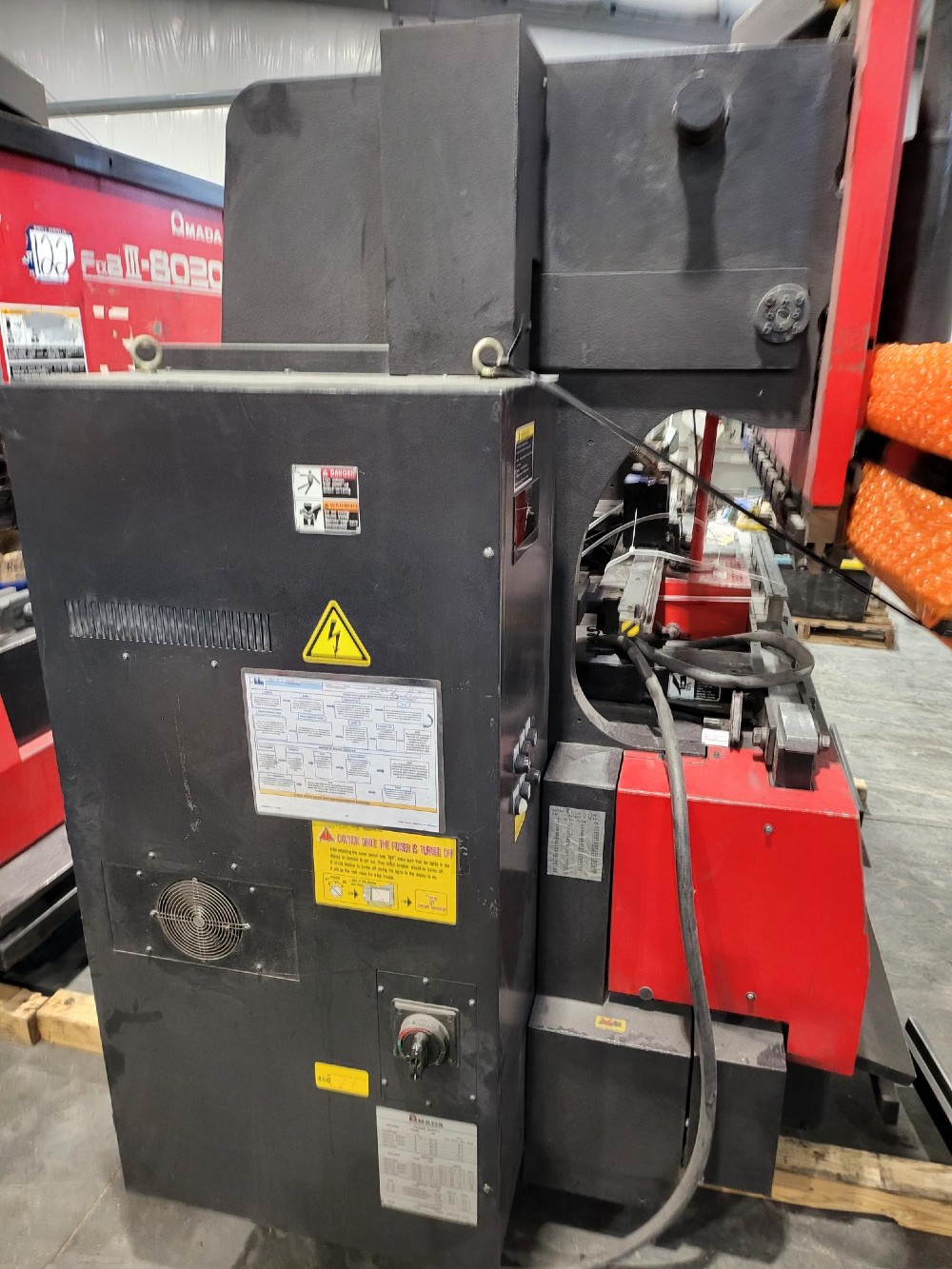 80 Ton, Amada #FBD-8020NT, CNC press brake, 6.5'OA, 66.9" between housing, 5.91" stroke, 15.75" throat - Image 5