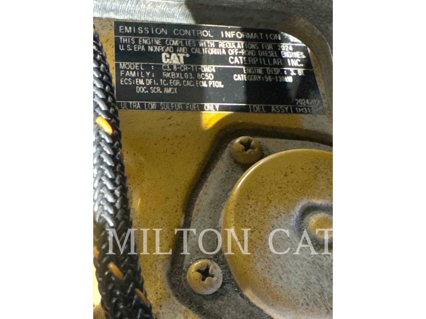 Cat 272D3XE, Skid Steer Loader, 857 hours, S/N: TY600356, 2024 - Image 8